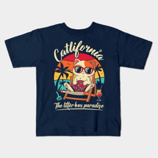 Wellcome to Catlifornia Kids T-Shirt